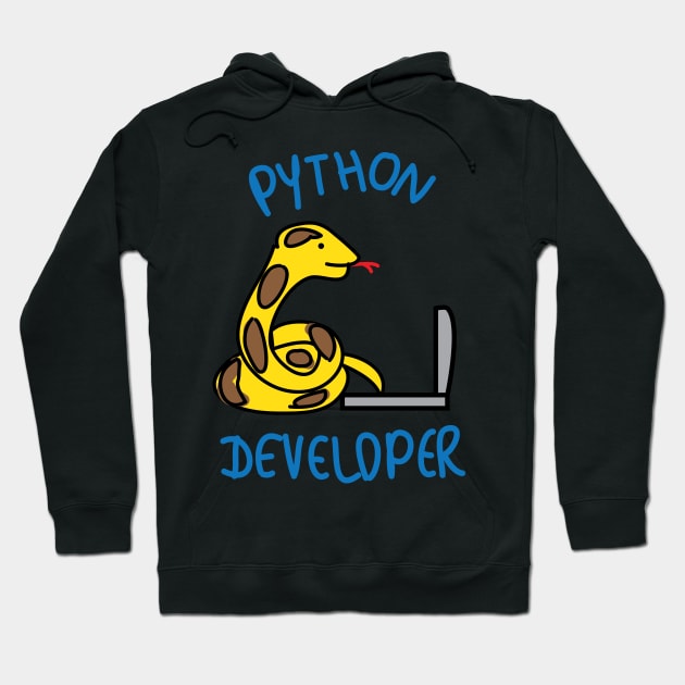 Python program developer pun Hoodie by 4wardlabel